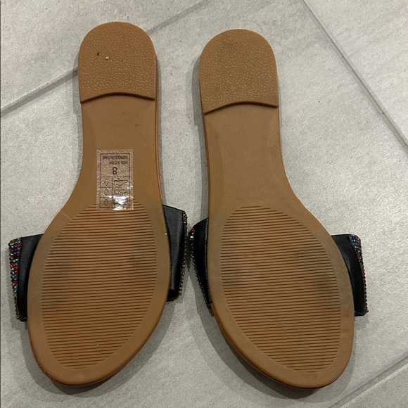 Rhinestone Multi-Color Slide Sandals - Picture 3 of 5